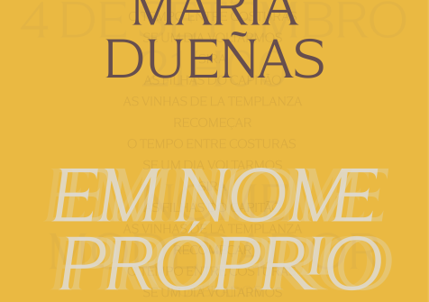 María Dueñas em Em Nome Próprio,  a rubrica intimista da Livraria Lello 